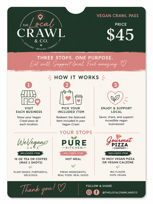 South Tampa Vegan Crawl Pass