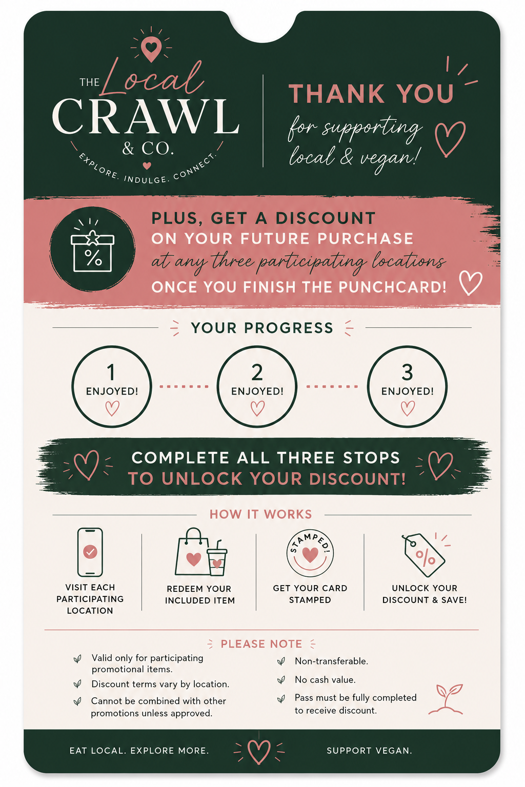 South Tampa Vegan Crawl Pass